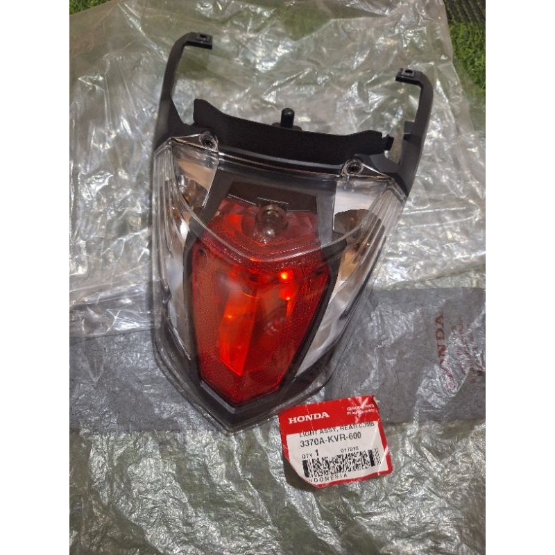 stoplamp lampu belakang honda REVO100 revo 100 old lama lancip original ahm honda 3370A-KVR-600