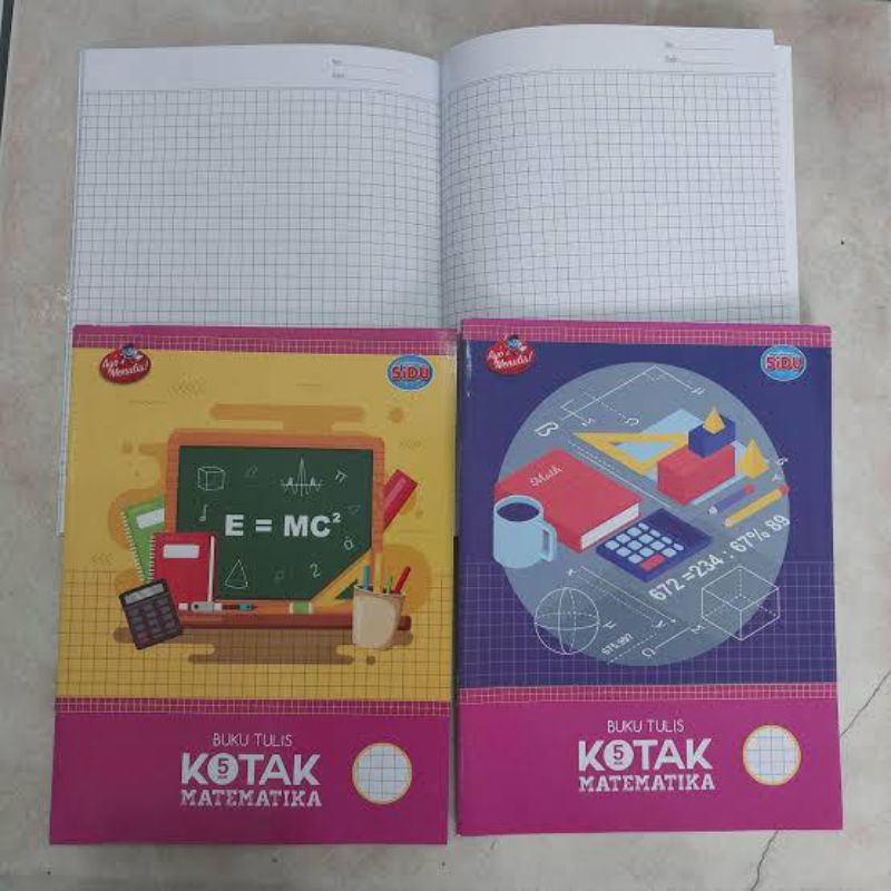 

SIDU Buku Tulis Kotak Besar Matematika 14mm 38Lembar