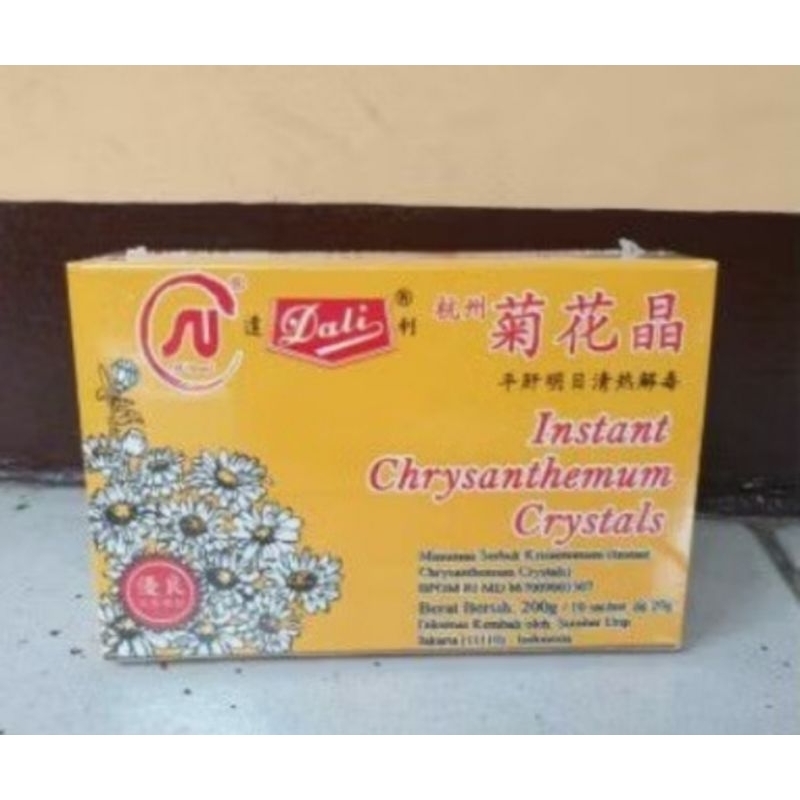 

Dali Chrysanthemum Tea Crystal / Teh Kembang Krisan 200gr (1box Isi 10 Sachet)