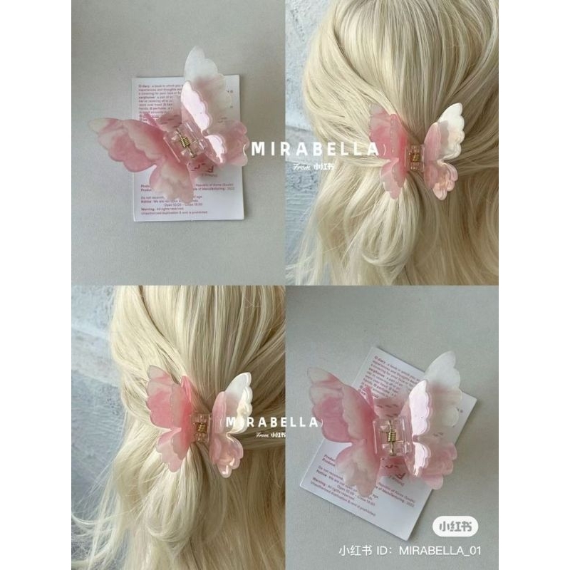 Jepit Rambut Korea Kupu Kupu Premium / Jedai Korea Kupu Kupu Premium