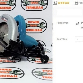 

Gergaji Kayu MAKITA 5800NB Circular Saw Potong Kayu Circle 5800 NB