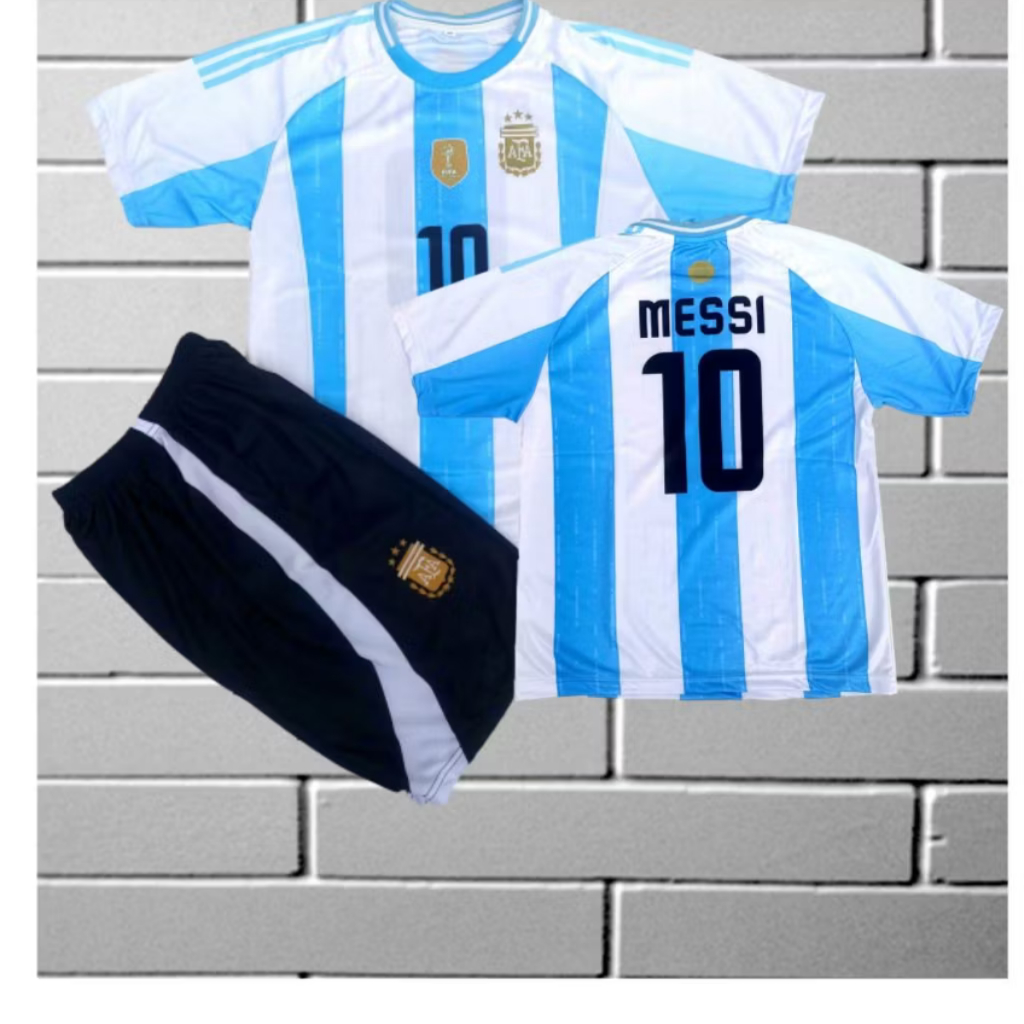 BAJU ARGENTINA MESSI AURI SPORT PRINTING