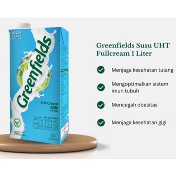 

Greenfields Susu UHT Full Cream 950ml