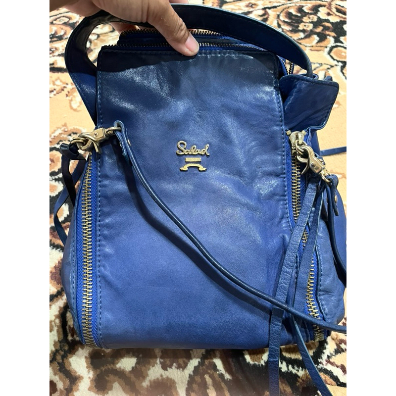salad bag warna biru