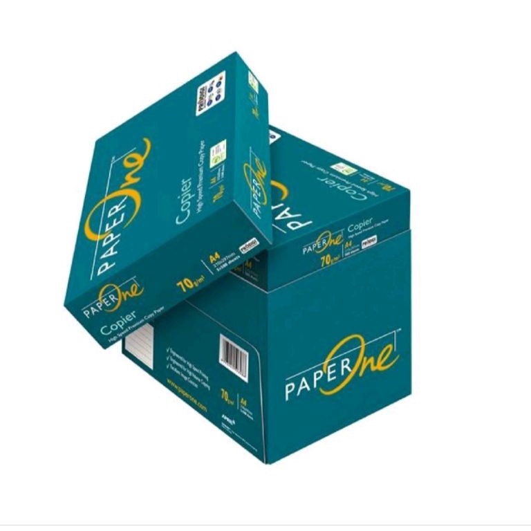 

Kertas HVS A4 75 gr Paper One per box isi 5 rim E6EAL5269