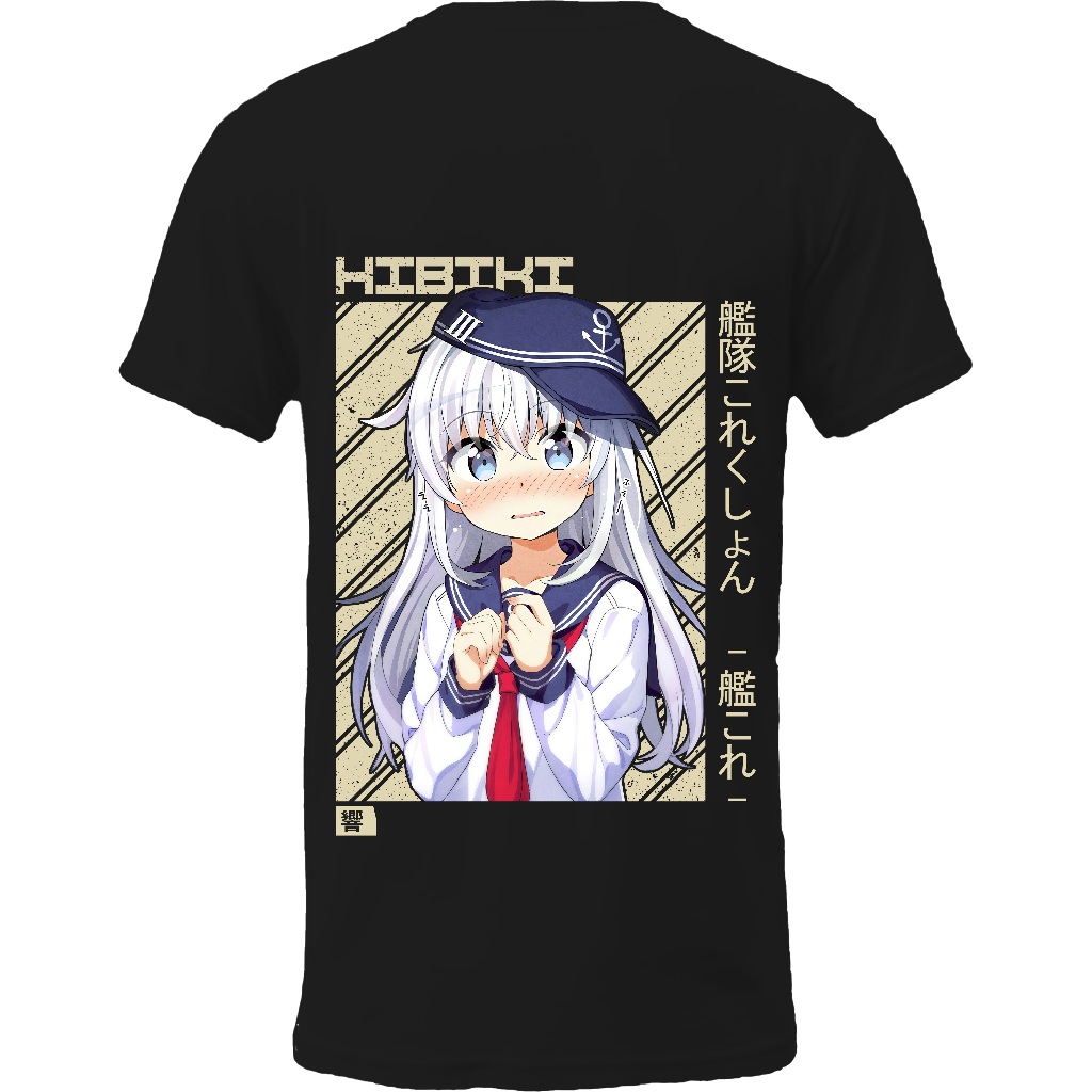 ECS T-shirts Casual KanColle Karakter Hibiki