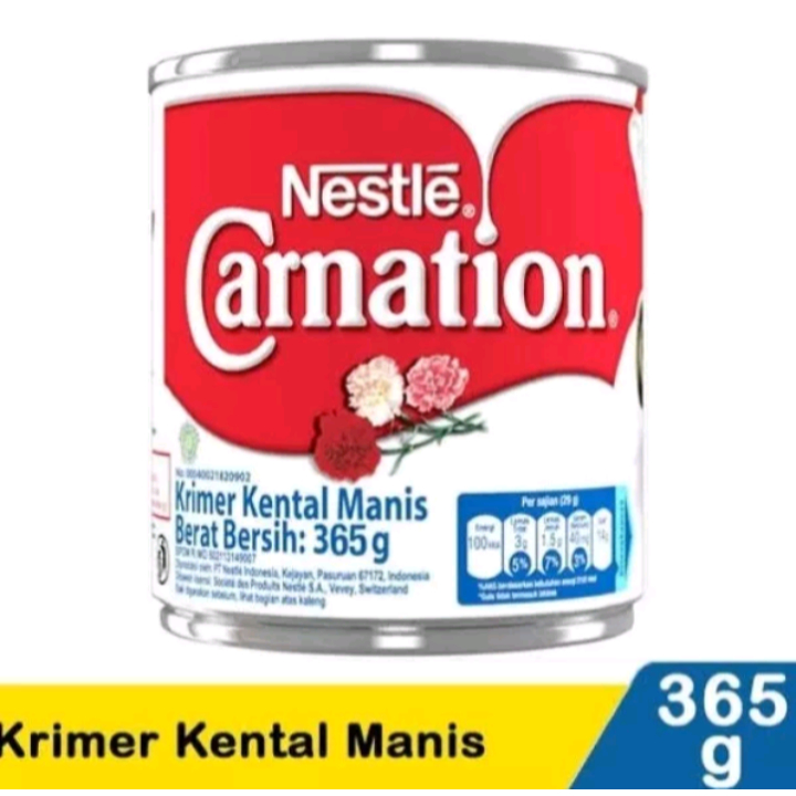 

susu nestle carnation krimer kental manis 365gr