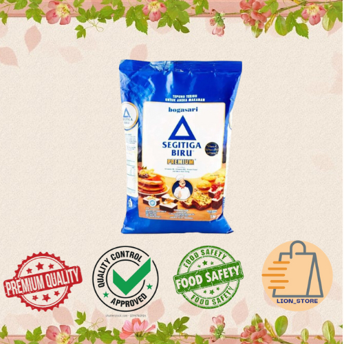 

Tepung Segitiga biru premium 1 KG