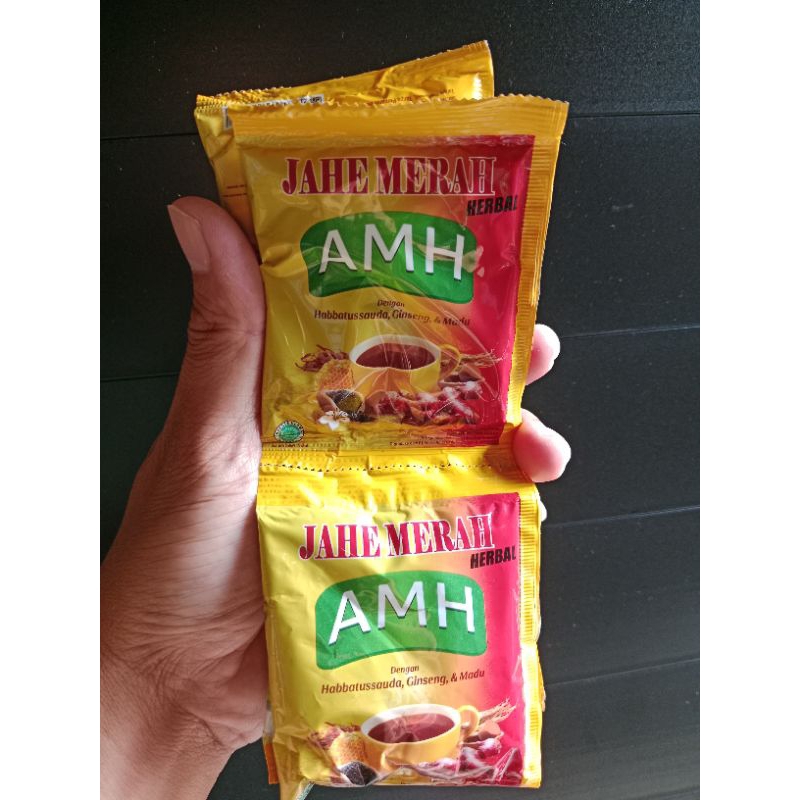 

AMH Jahe Merah Herbal 1 Renceng isi 10 Sachet