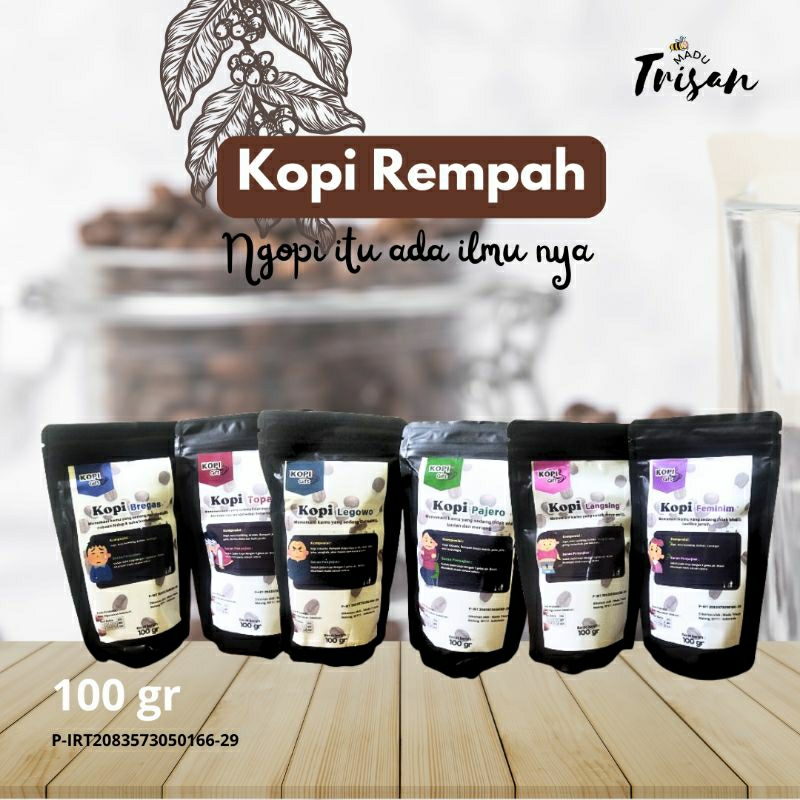 

Madu Trisan - Kopi Rempah 100gr - Bubuk Kopi dan Rempah Asli Indonesia