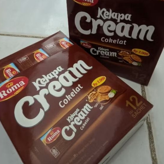 

Roma Kelapa Cream Cokelat 504g (12 bungkus @ 42g)