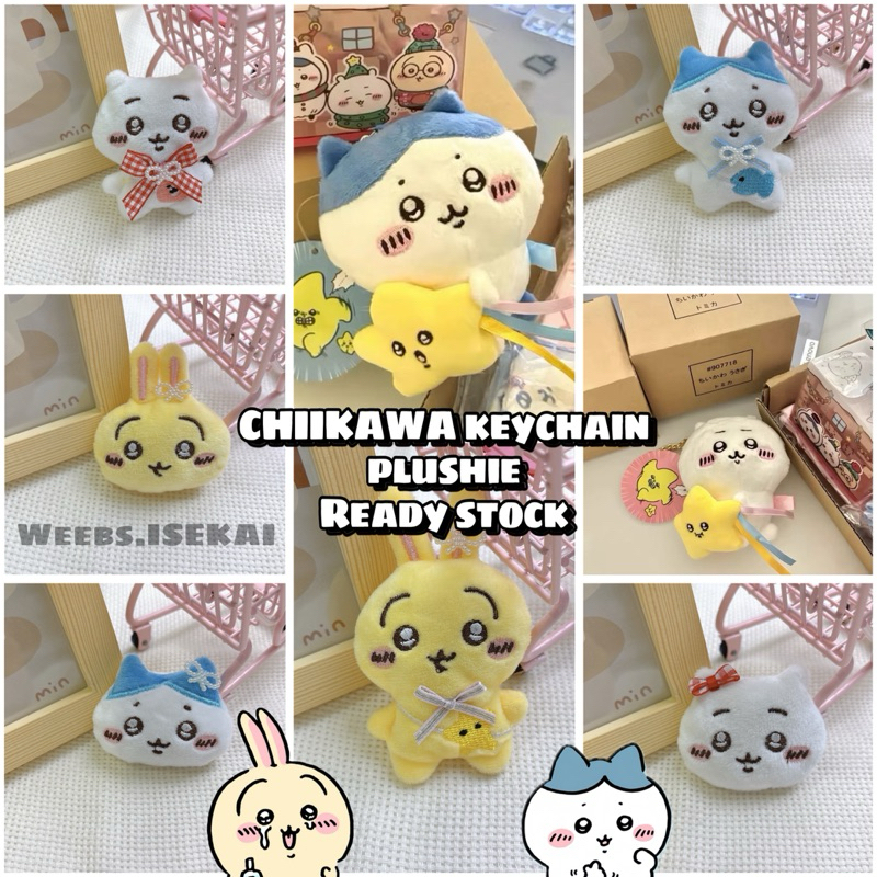 [READY] chiikawa Hachiware usagi keychain doll and stuff japan chiikawa Nanka Chiisakute Kawaii Yats