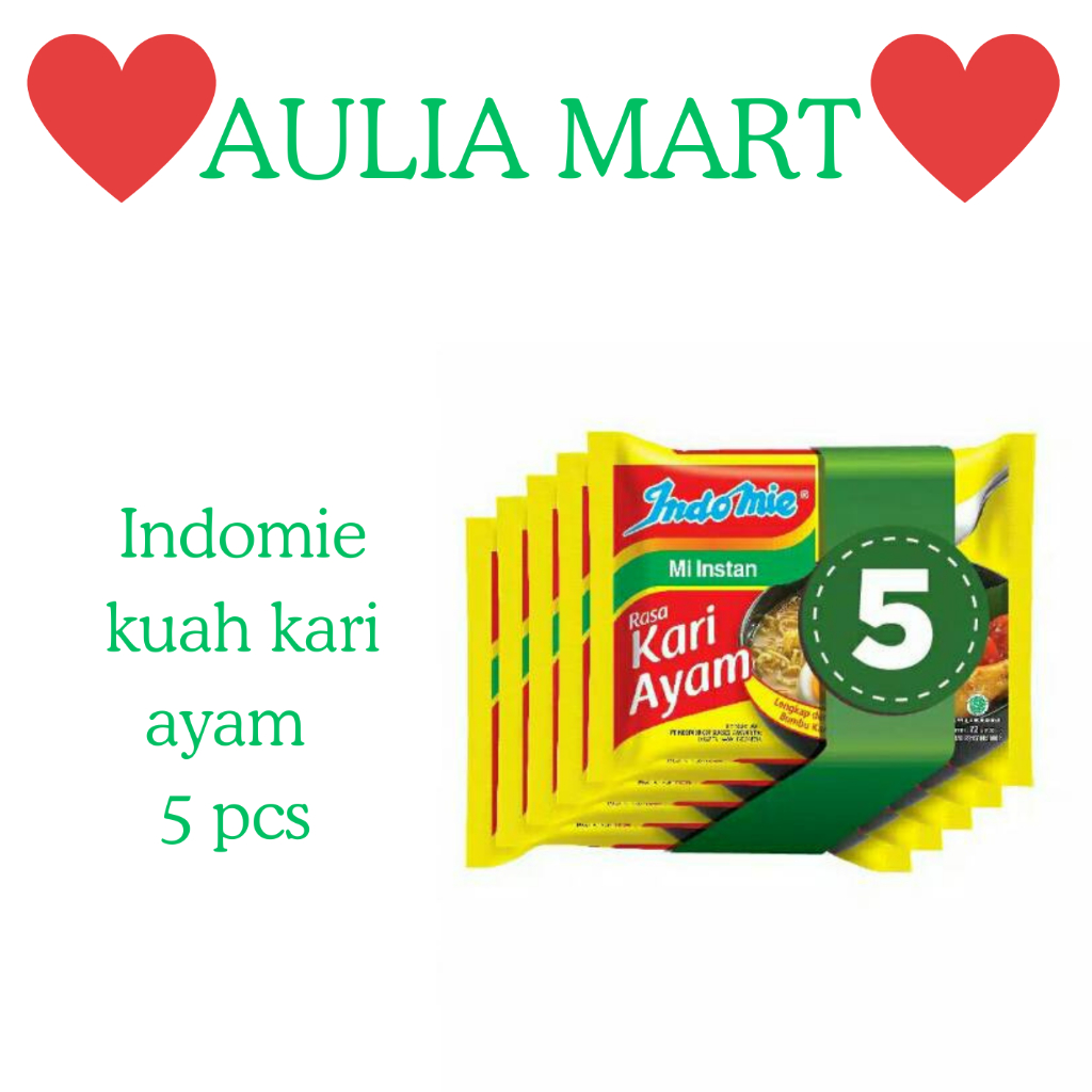 

INDOMIE KARI AYAM 5 PCS