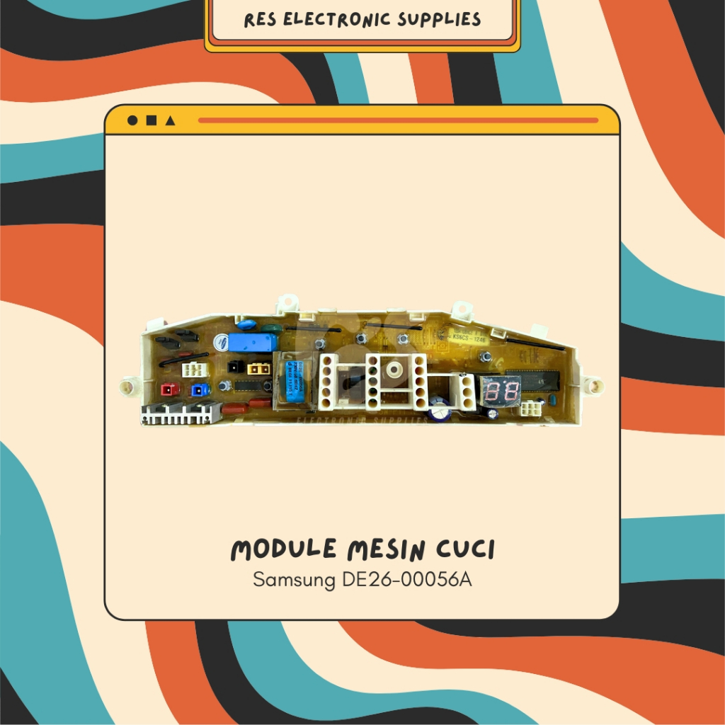 〚RES〛Sparepart Part Module Modul PCB Mesin Cuci Samsung DE26-00056A DE26 00056A