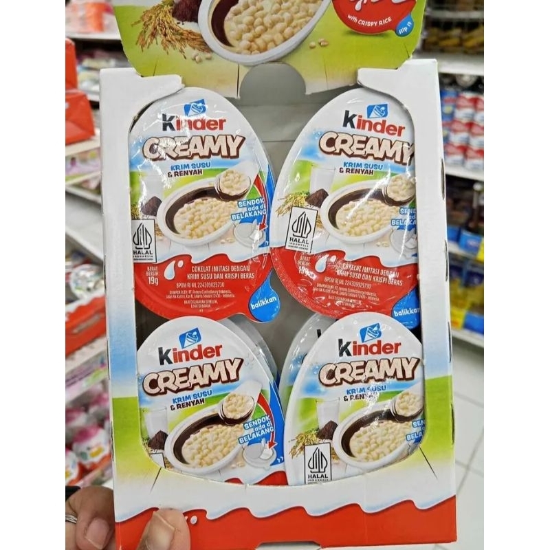 

kinder creamy promo!