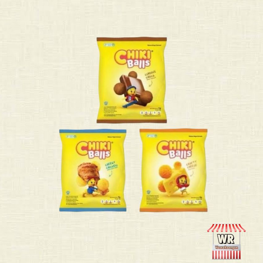 

Chiki Balls Snack Ringan Cemilan 16gr Per 1pcs