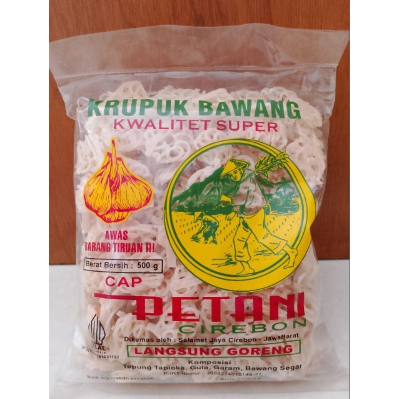 

KERUPUK BAWANG CAP PETANI 500gr