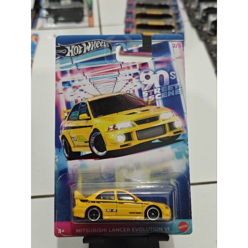 hot wheels mitsubishi lancer evo 90s