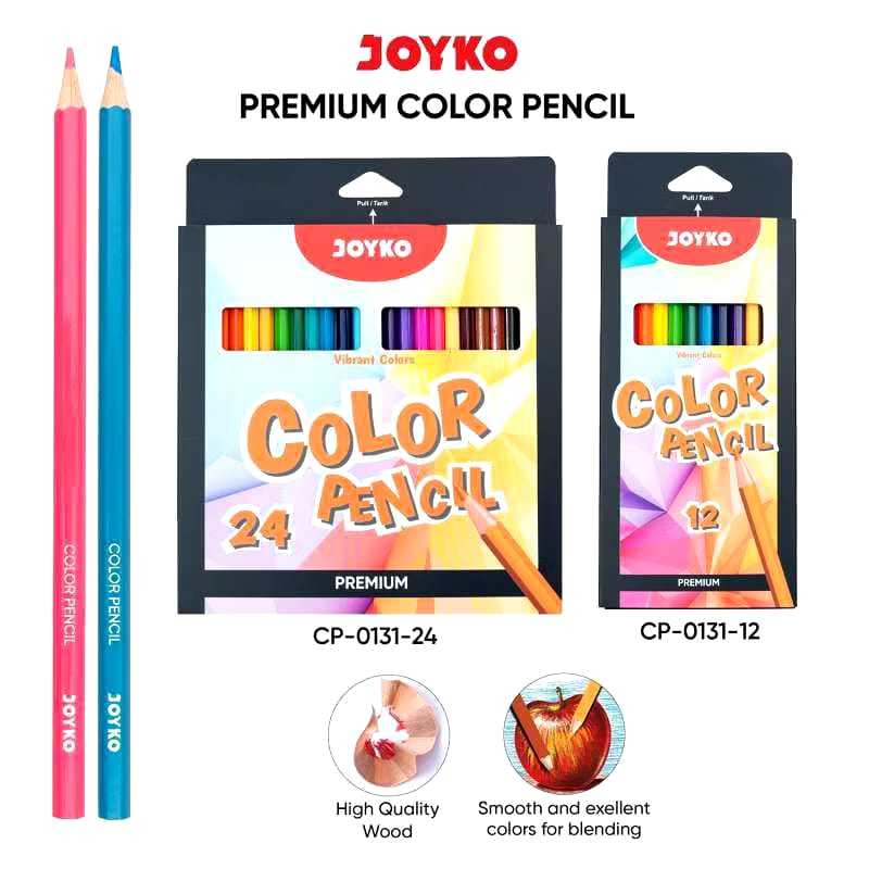 

Veiso_Premium Color Pencil Pensil Warna Premium Joyko CP-0131