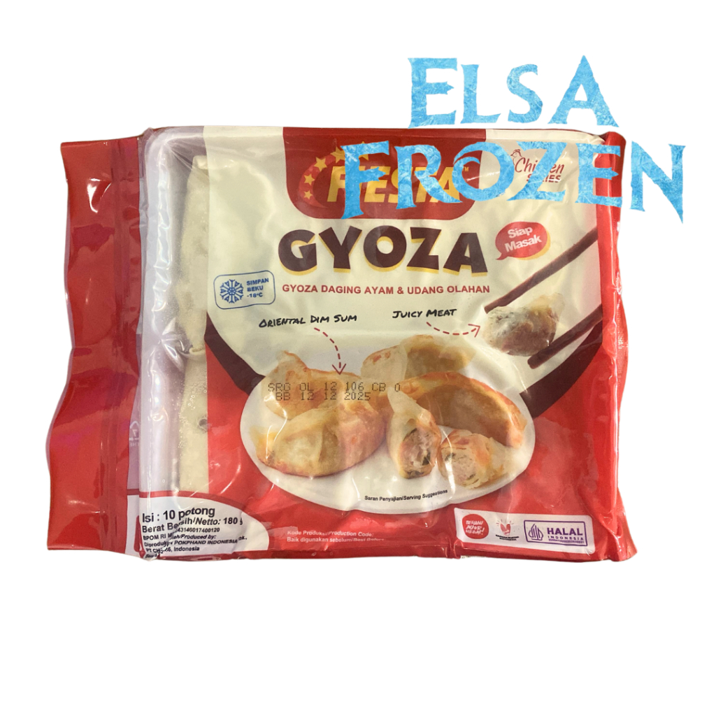 

FIESTA GYOZA 180GR /PANGSIT UDANG DAN AYAM