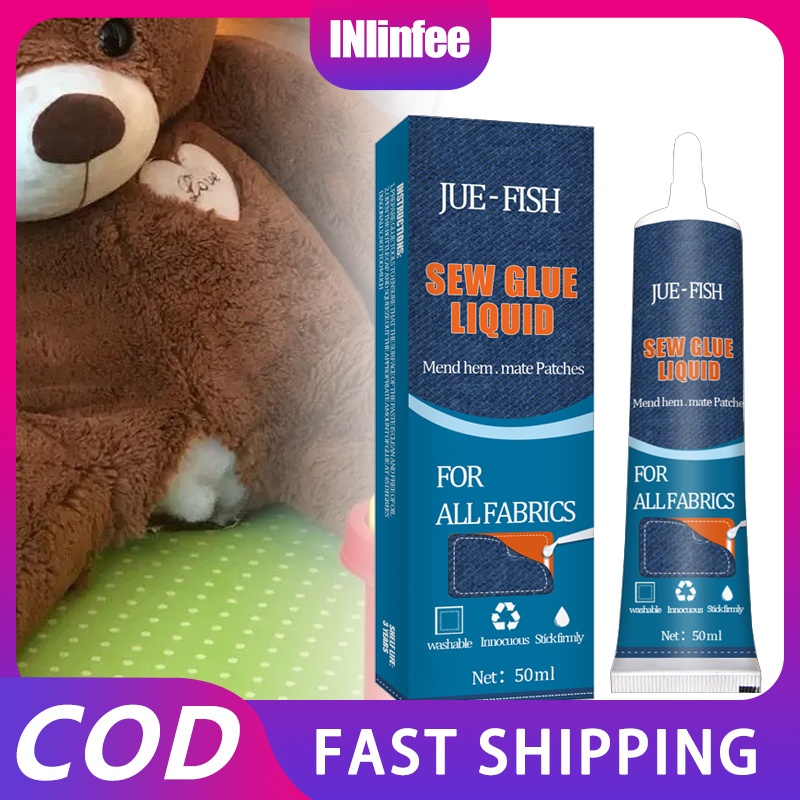 50Ml Lem Kain Kuat Tahan /Lem Perekat Kain Kulit Tanpa Jahit