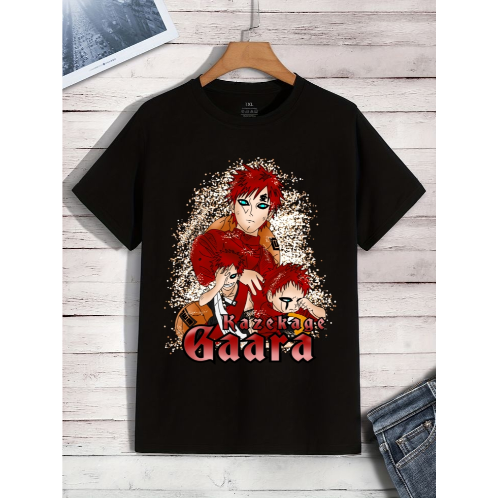 kaos anime naruto | kazakage gaara