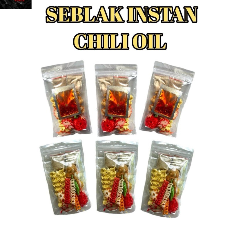 

6 BUNGKUS SEBLAK INSTAN CHILIOIL JJSNACK