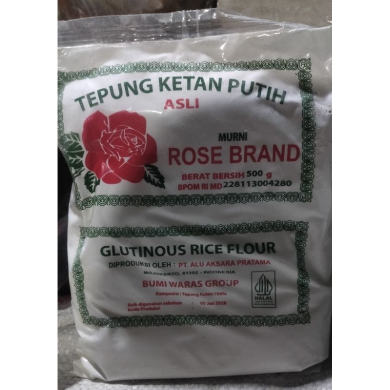 

TEPUNG KETAN PUTIH ( ROSEBRAND)