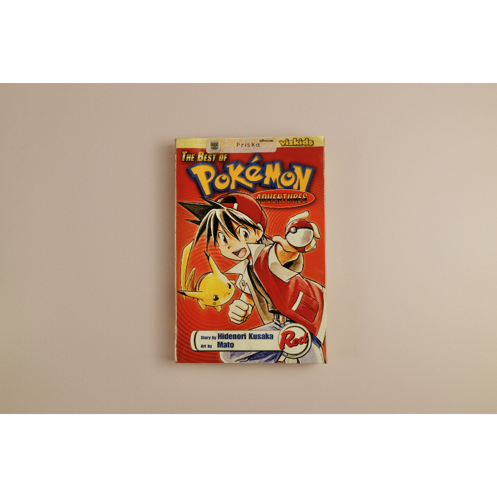 The Best of Pokemon Adventures Red English Buku Book Komik Comic