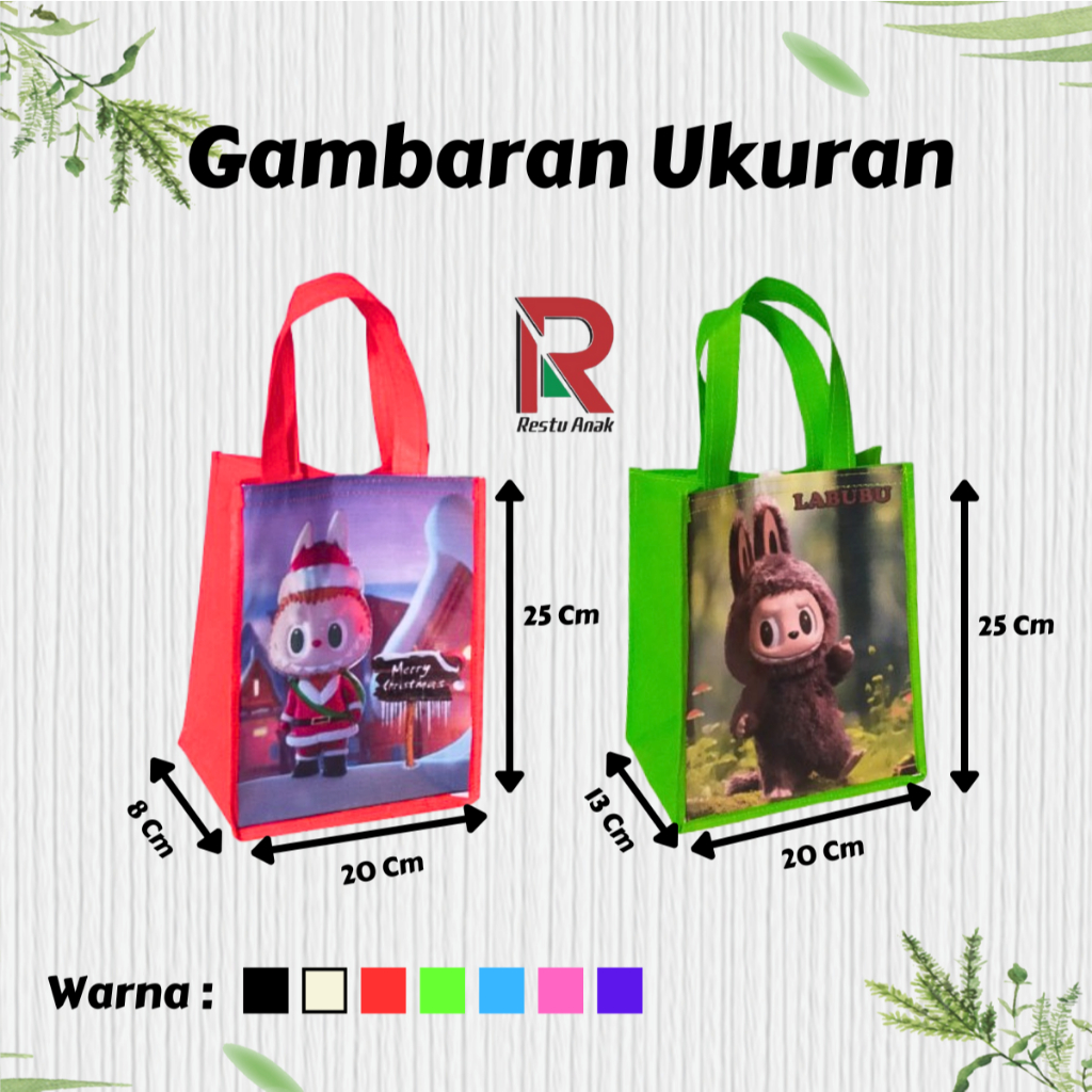 

Tas Ulang Tahun Special Labubu 20x13x25/Goodie Bag Ulang Tahun Anak