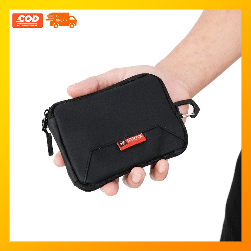 Pouch Wallet Waterproof Dompet STNK Koin Kartu Dompet ATM Tas Kecil Gantung Pinggang Pocket Pria Wan