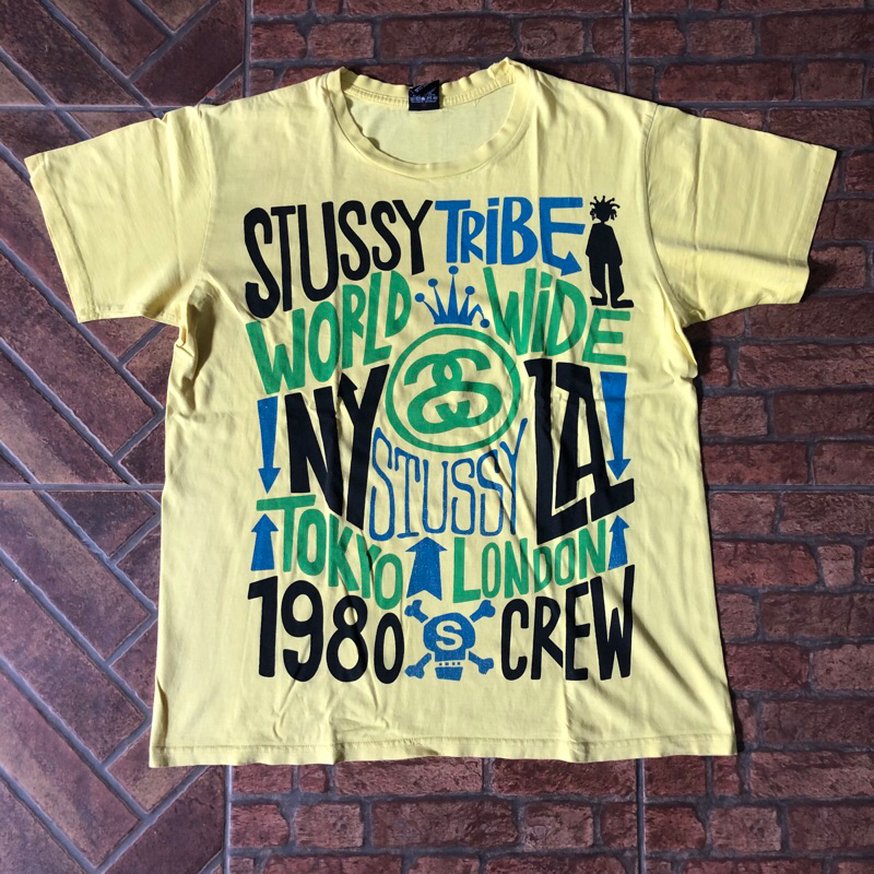 Stussy Tribe Yellow Shirt