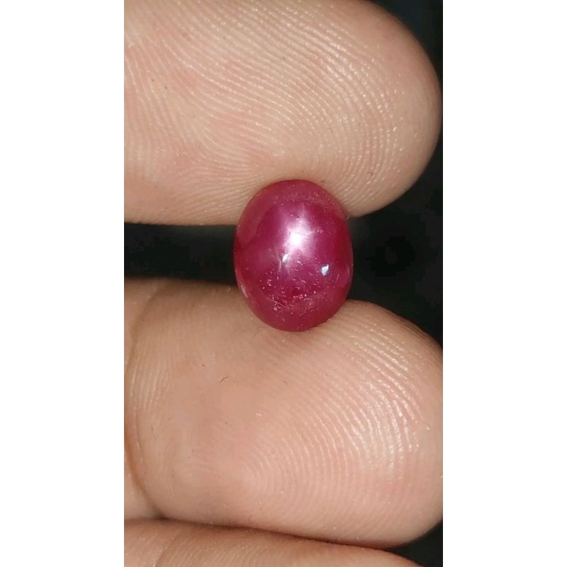 Natural Red Star Ruby Mozambique Mewah