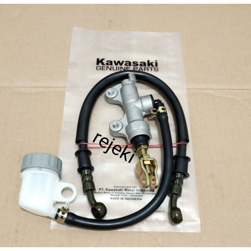 TONJOKAN MASTER REM PLUS SELANG REM BELAKANG NINJA 250 KARBU,NINJA 250 FI,NINJA Z250,NINJA 250