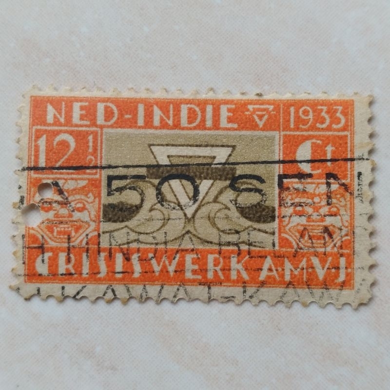 

Perangko Prangko Kuno Nederland Indie Seri AMVJ 1933 Used - YN2130