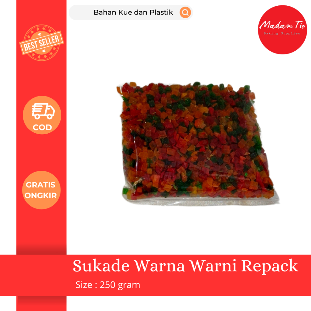 

Sukade Warna Warni 250gram 1pcs