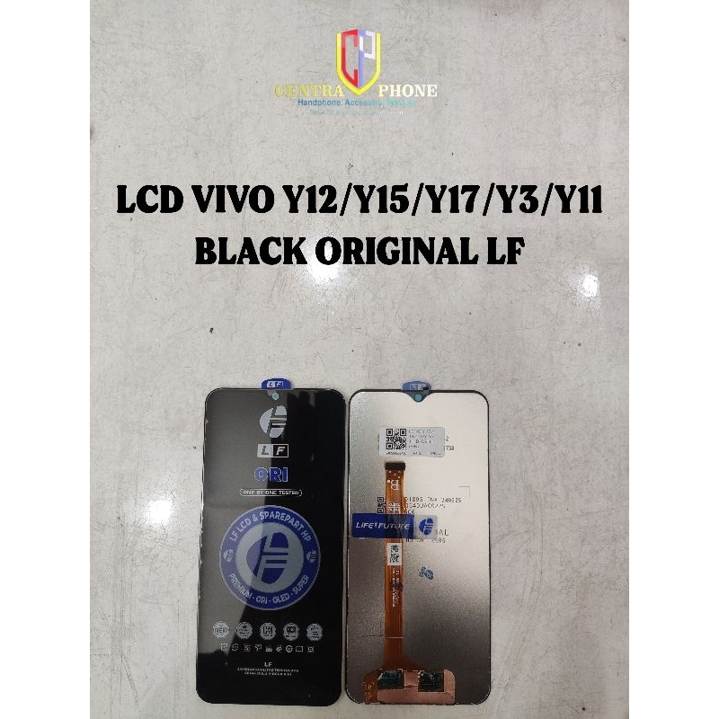 LCD VIVO Y12/Y15/Y17/Y3/Y11 BLACK ORIGINAL LF