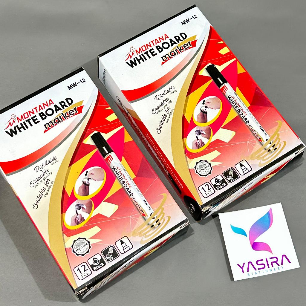 

12 PCS 1 PACK Spidol Whiteboard Vanco Montana