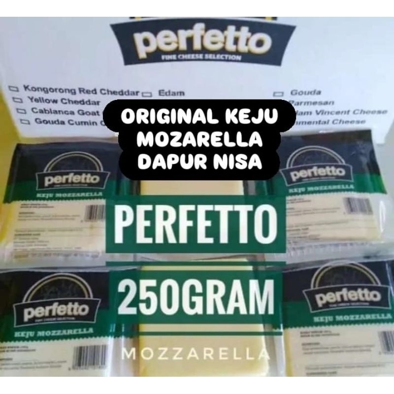 

PERFETTO KEJU MOZARELLA ORIGINAL 250 GRAM