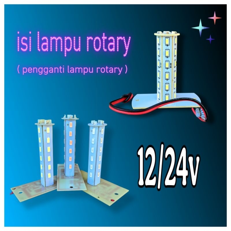 isi lampu rotary ( pengganti lampu rotary ) 12/24 volt