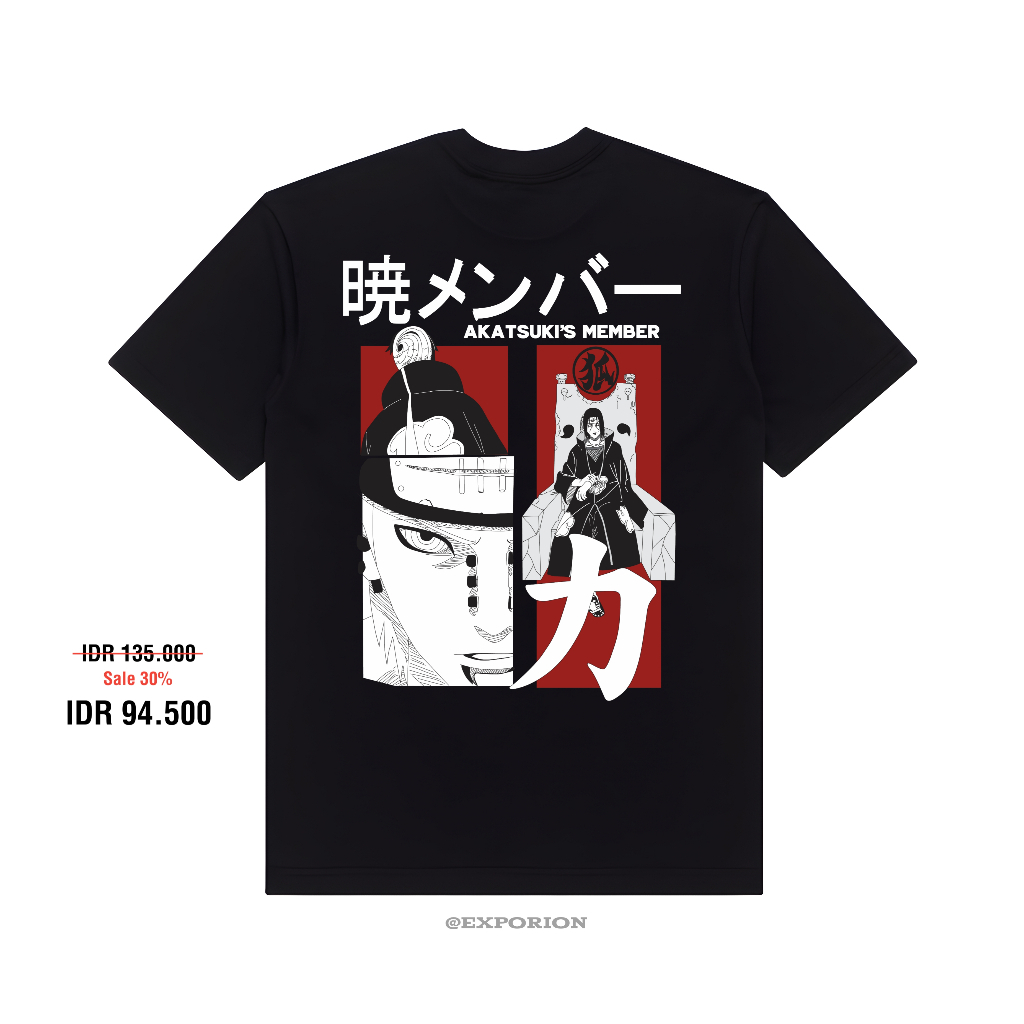 TSHIRT KAOS NARUTO edisi Karakter Pain Tendo 2