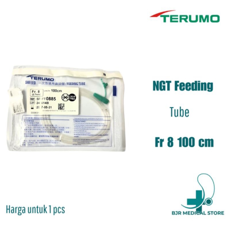 Terumo NGT Feeding Tube Fr 8 100 cm