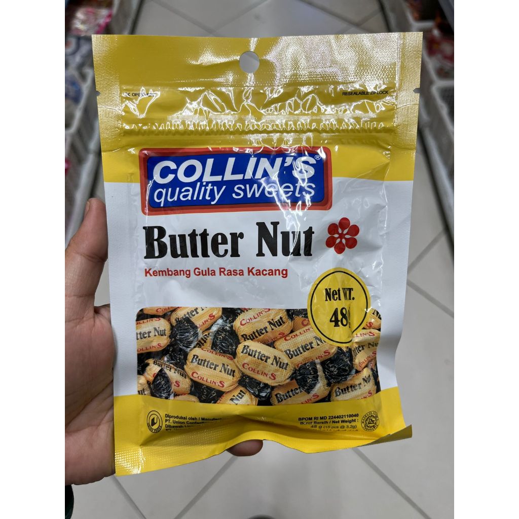 

Permen COLLIN'S BUTTER NUT - 48g isi 15pc