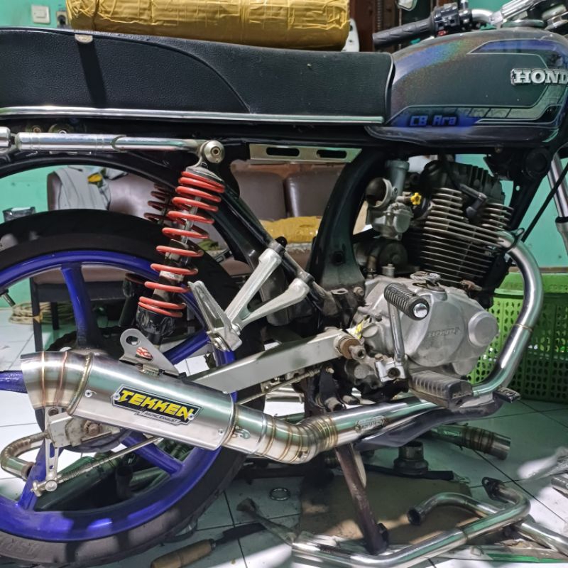 knalpot herex cb gl mp tiger model jiksaw spek 250cc
