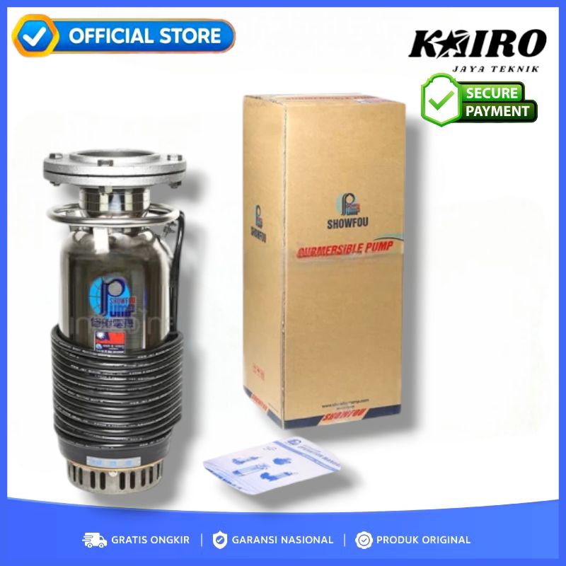 POMPA BANJIR 3 HP 4 INCH POMPA SHOWFOU KS.332 POMPA CELUP SUMBERSIBLE
