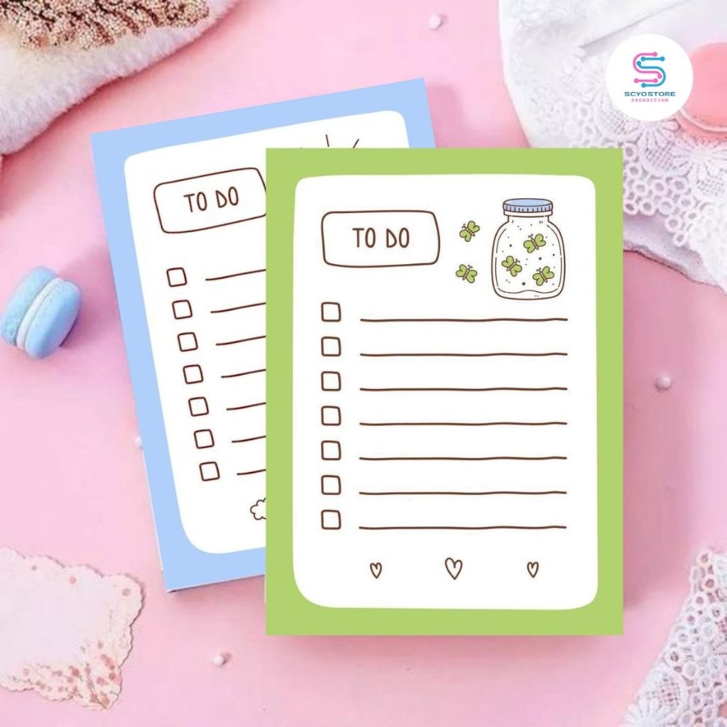 

Buku Catatan Mini A7 Memo Kecil 20 Lembar Motif Cute Notes