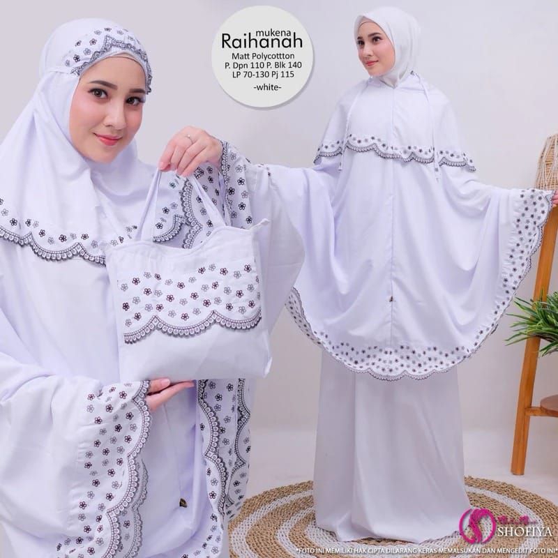 (NEW)MUKENA WANITA FASHION//RAIHANA BY SHOFIYA//NATASHA BY KALILA