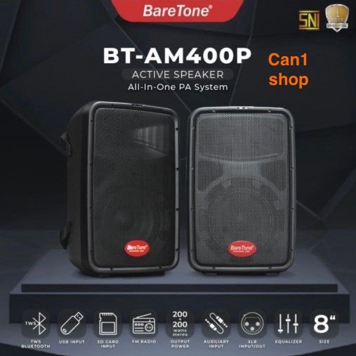 Baretone Speaker Aktive BT AM400P AM 400P AM 400 P