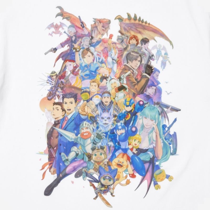 T-shirt Uniqlo x capcom 40th anniversary original