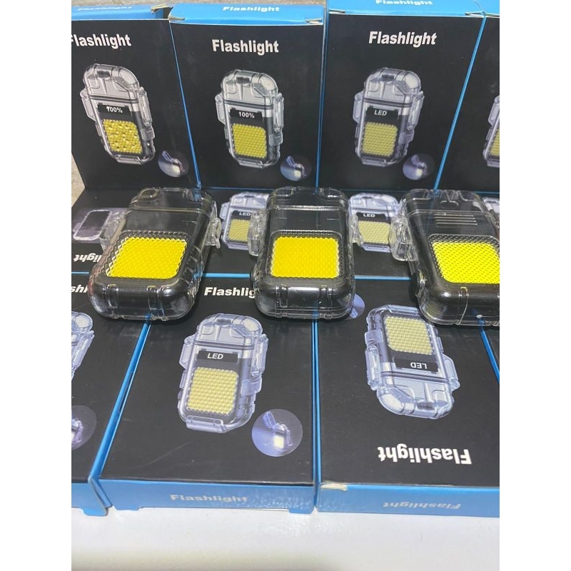 Electric Korek + Senter Emergency lampu korek gantungan konci